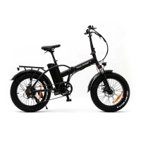 Italia Power Branch nera Folding FAt E-Bike - Bicicletta elettrica Motore 250W